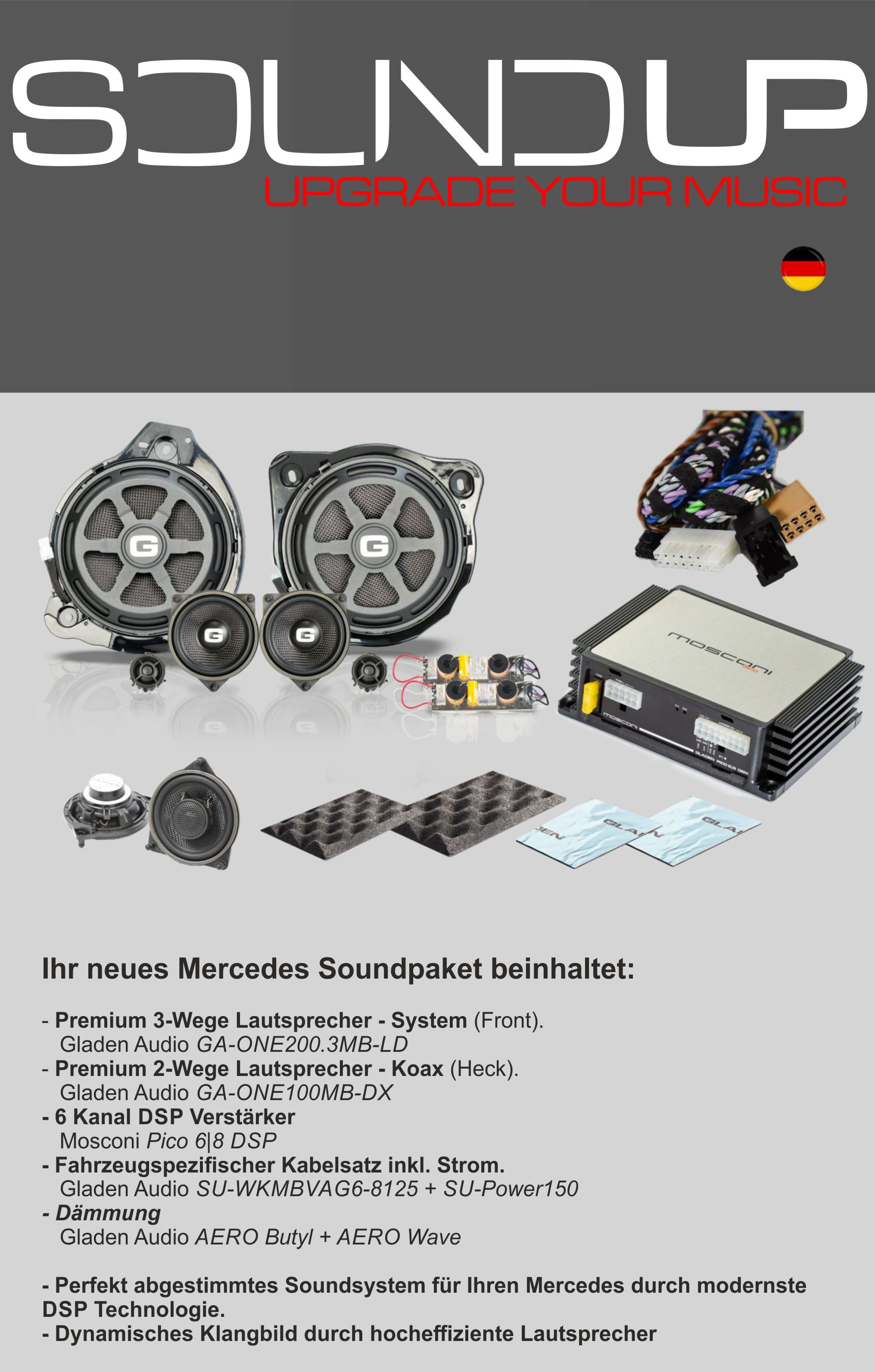 Gladen SoundUP-Mercedes-Basic-Plus