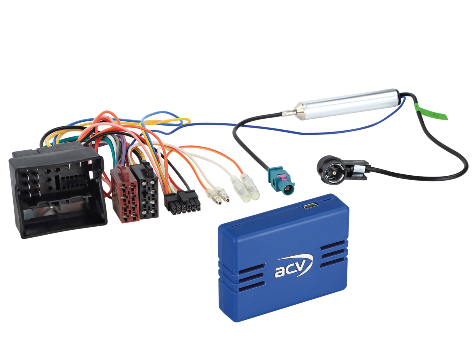 ACV CAN-Bus Kit VAG 52Pin Quadlock>ISO/Antenne Fakra>ISO