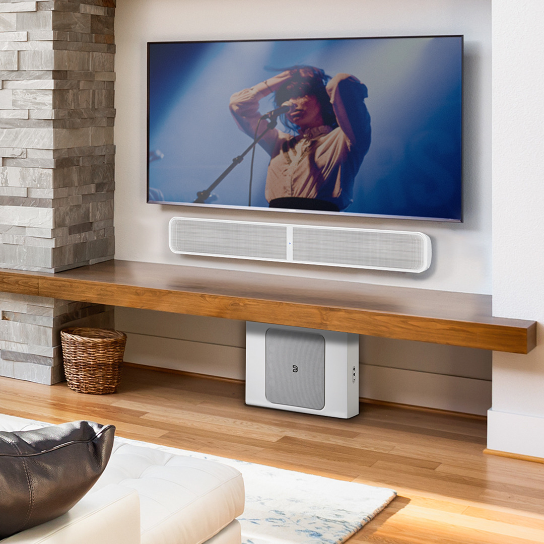 Bluesound Pulse Soundbar+ mit Sub+ weiß