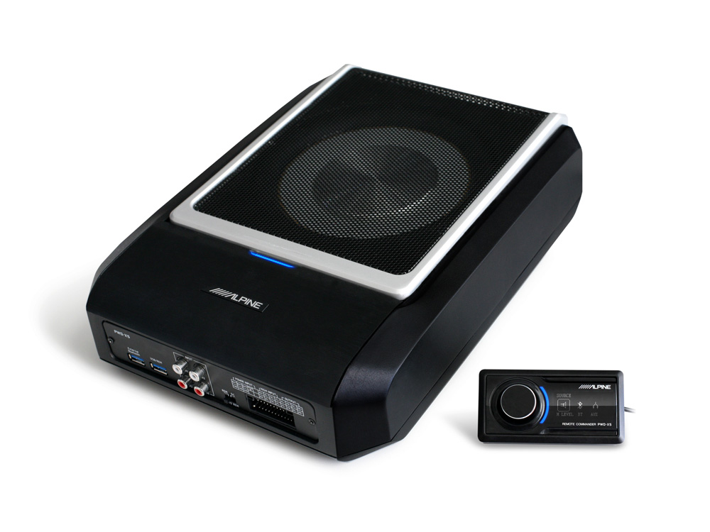 Alpine PWD-X5 Aktiv-Subwoofer + 4-Kanal DSP Endstufe