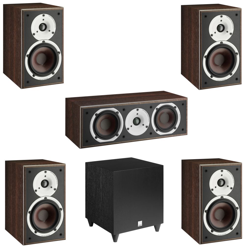 Dali Spektor 1 Surround Set 5.1 walnuss